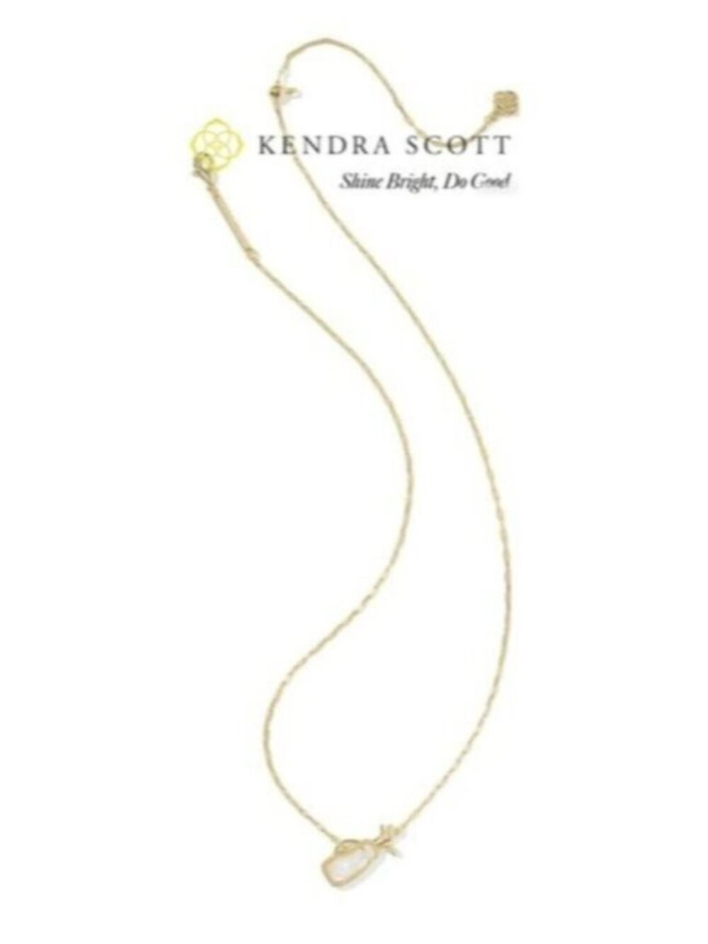 Kendra Scott Golf Gold Short Pendant Necklace - Picture 2 of 3